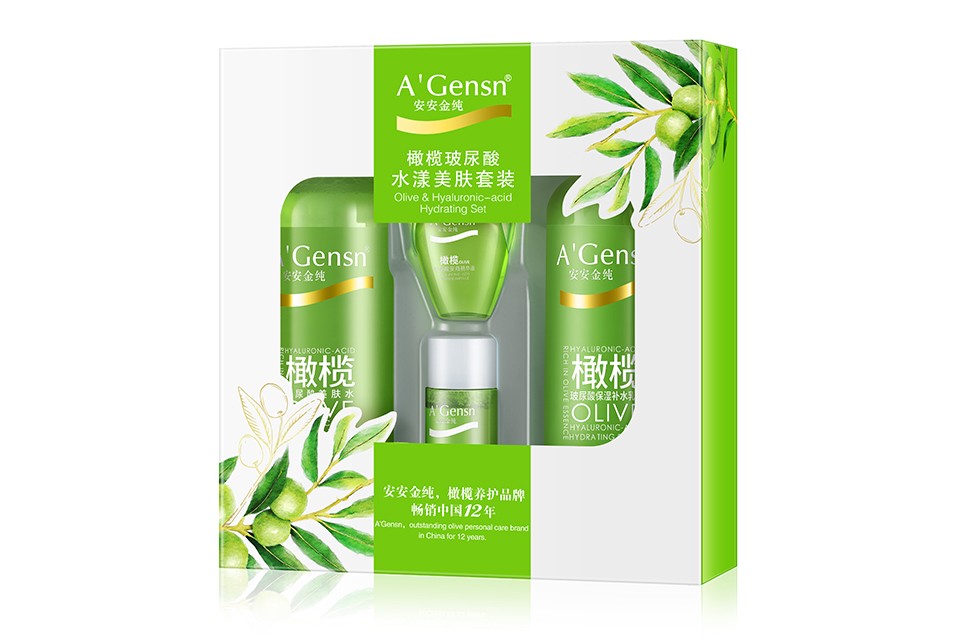 橄榄玻尿酸水漾美肤套装