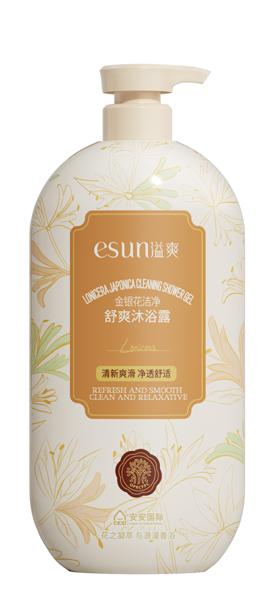 asiagame国际金银花清洁舒爽沐浴露